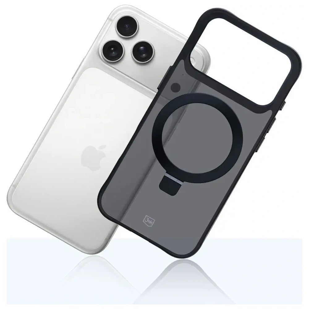 Etui 3MK Smoke Case Mag&Stand do Apple iPhone 17 Pro
