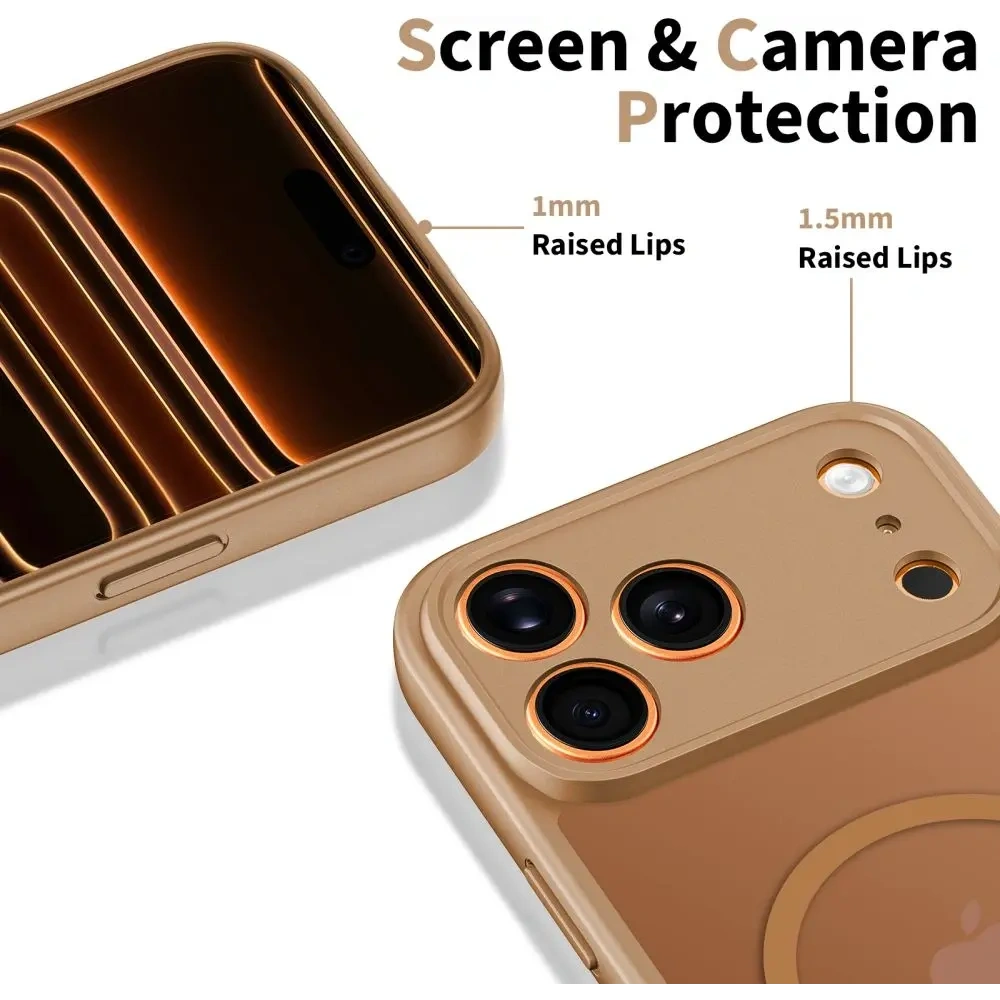 Etui Tech-Protect BasicMag MagSafe do Apple iPhone 17 Pro Max Matte Brown