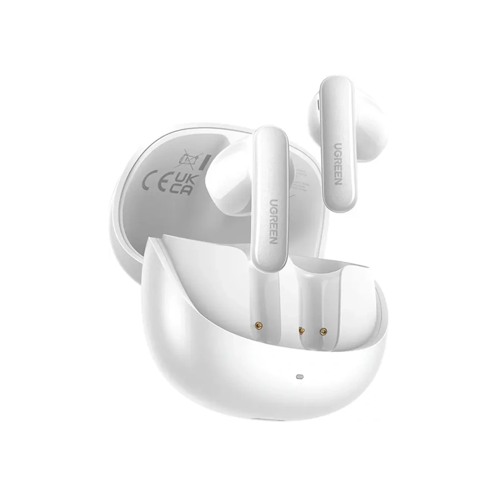 Bezprzewodowe słuchawki douszne TWS UGREEN LightBuds Pro ANC WS215 Bluetooth 6.0 (białe)