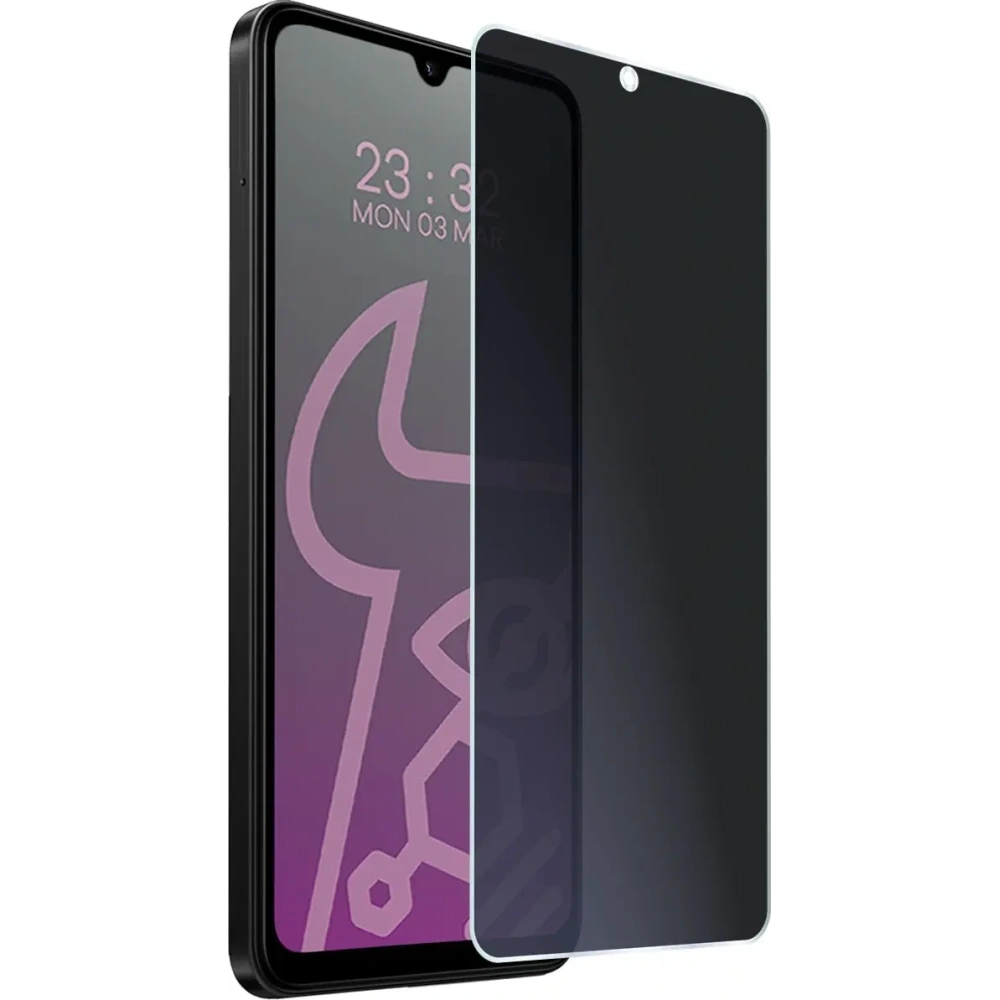 Prywatyzujące szkło hybrydowe Bizon Glass Mule Shadow do Xiaomi POCO C75 matowe