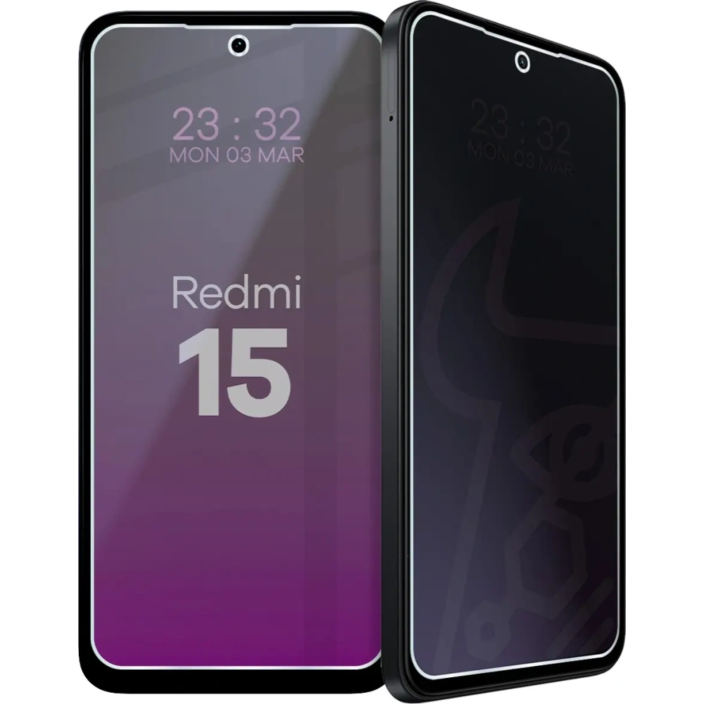 Prywatyzujące szkło hybrydowe Bizon Glass Mule Shadow do Xiaomi Redmi 15 5G matowe