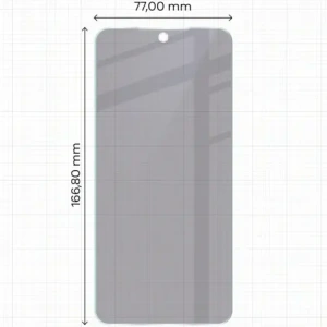 Prywatyzujące szkło hybrydowe Bizon Glass Mule Shadow do Xiaomi Redmi 15 5G matowe