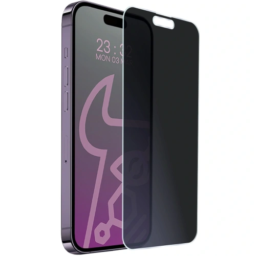 Prywatyzujące szkło hybrydowe Bizon Glass Mule Shadow do Apple iPhone 14 Pro matowe