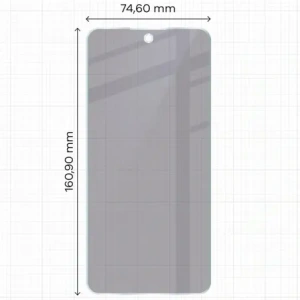 Prywatyzujące szkło hybrydowe Bizon Glass Mule Shadow do Nothing Phone (3a) matowe