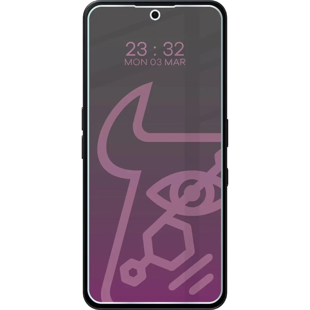 Prywatyzujące szkło hybrydowe Bizon Glass Mule Shadow do Nothing Phone (3a) matowe