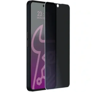 Prywatyzujące szkło hybrydowe Bizon Glass Mule Shadow do Nothing Phone (3a) matowe