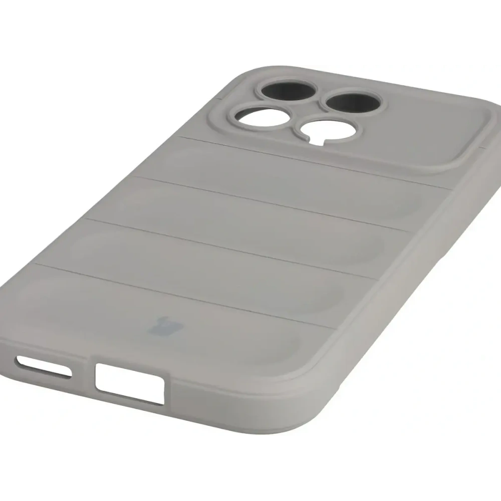 Pancerne etui Bizon Case Tur do Xiaomi POCO F8 Pro jasnoszare