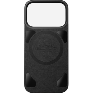 Nakładka na plecki NOMAD Magnetic Leather Back do Apple iPhone 17 Pro kompatybilna z MagSafe, skóra Horween (black)