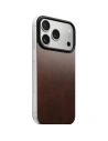 Nakładka na plecki NOMAD Magnetic Leather Back do Apple iPhone 17 Pro kompatybilna z MagSafe, skóra Horween (rustic brown)
