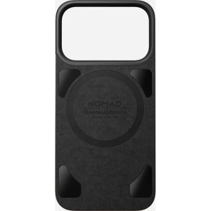 Nakładka na plecki NOMAD Magnetic Leather Back do Apple iPhone 17 Pro kompatybilna z MagSafe, skóra Horween (rustic brown)