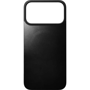 Nakładka na plecki NOMAD Magnetic Leather Back do Apple iPhone 17 Pro Max kompatybilna z MagSafe, skóra Horween (black)
