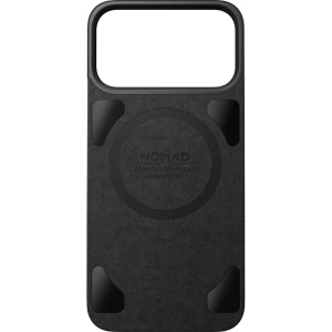 Nakładka na plecki NOMAD Magnetic Leather Back do Apple iPhone 17 Pro Max kompatybilna z MagSafe, skóra Horween (black)