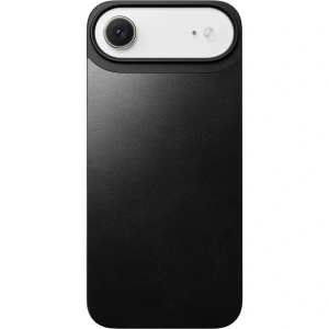 Nakładka na plecki NOMAD Magnetic Leather Back do Apple iPhone Air kompatybilna z MagSafe, skóra Horween (black)