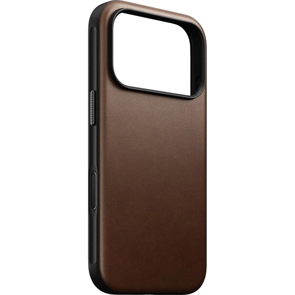 Skórzane etui NOMAD Modern Leather Case do Apple iPhone 17 Pro kompatybilne z MagSafe (brown)
