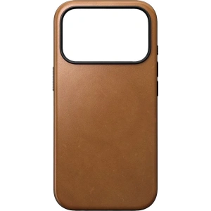 Skórzane etui NOMAD Modern Leather Case do Apple iPhone 17 Pro kompatybilne z MagSafe (english tan-c)