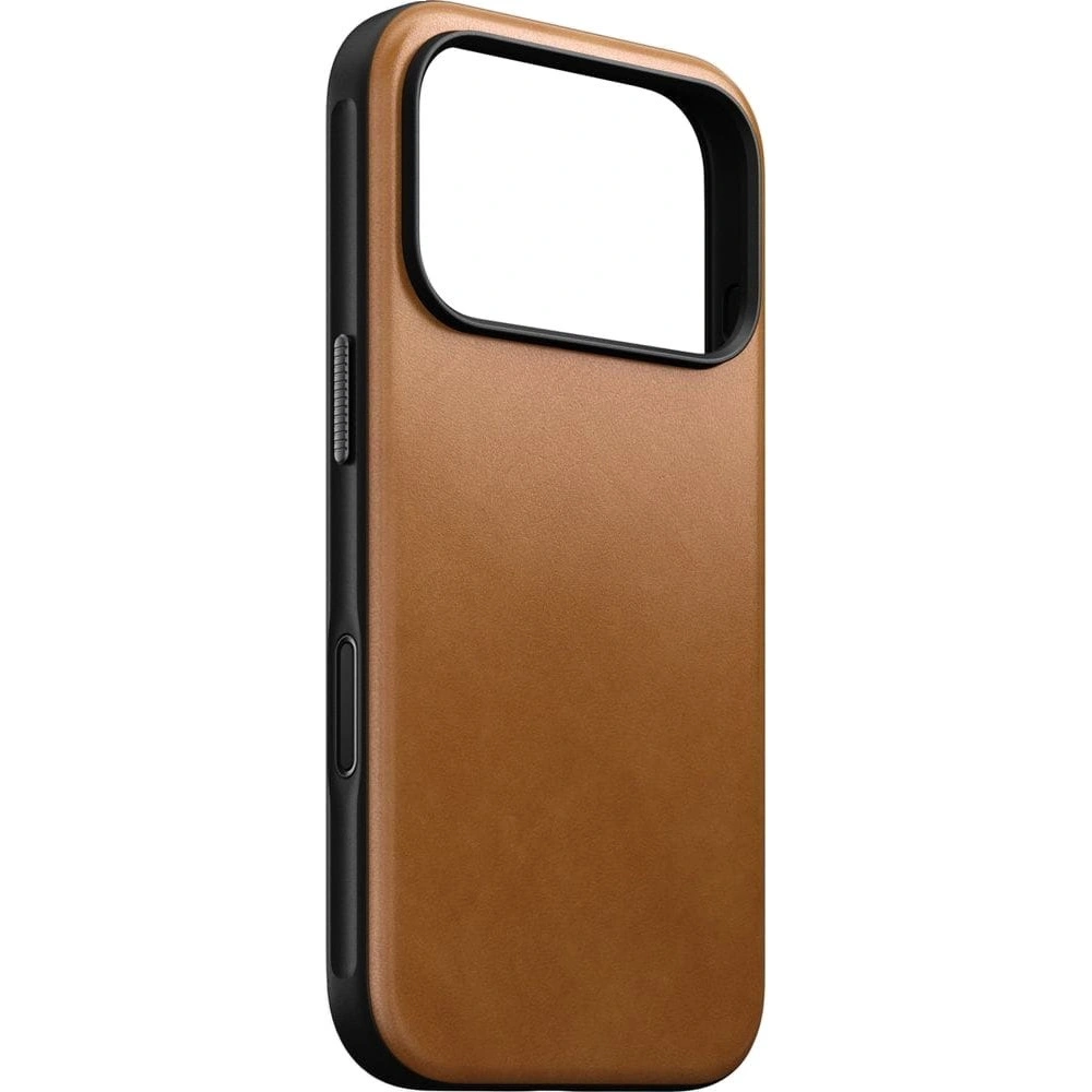 Skórzane etui NOMAD Modern Leather Case do Apple iPhone 17 Pro kompatybilne z MagSafe (english tan-c)