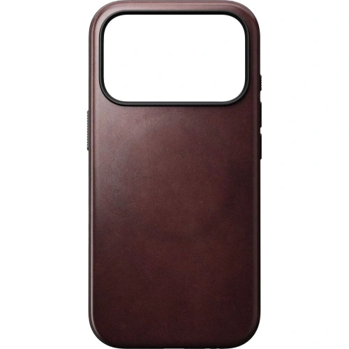 Skórzane etui NOMAD Modern Leather Case do Apple iPhone 17 Pro kompatybilne z MagSafe, skóra Horween (burgundy)