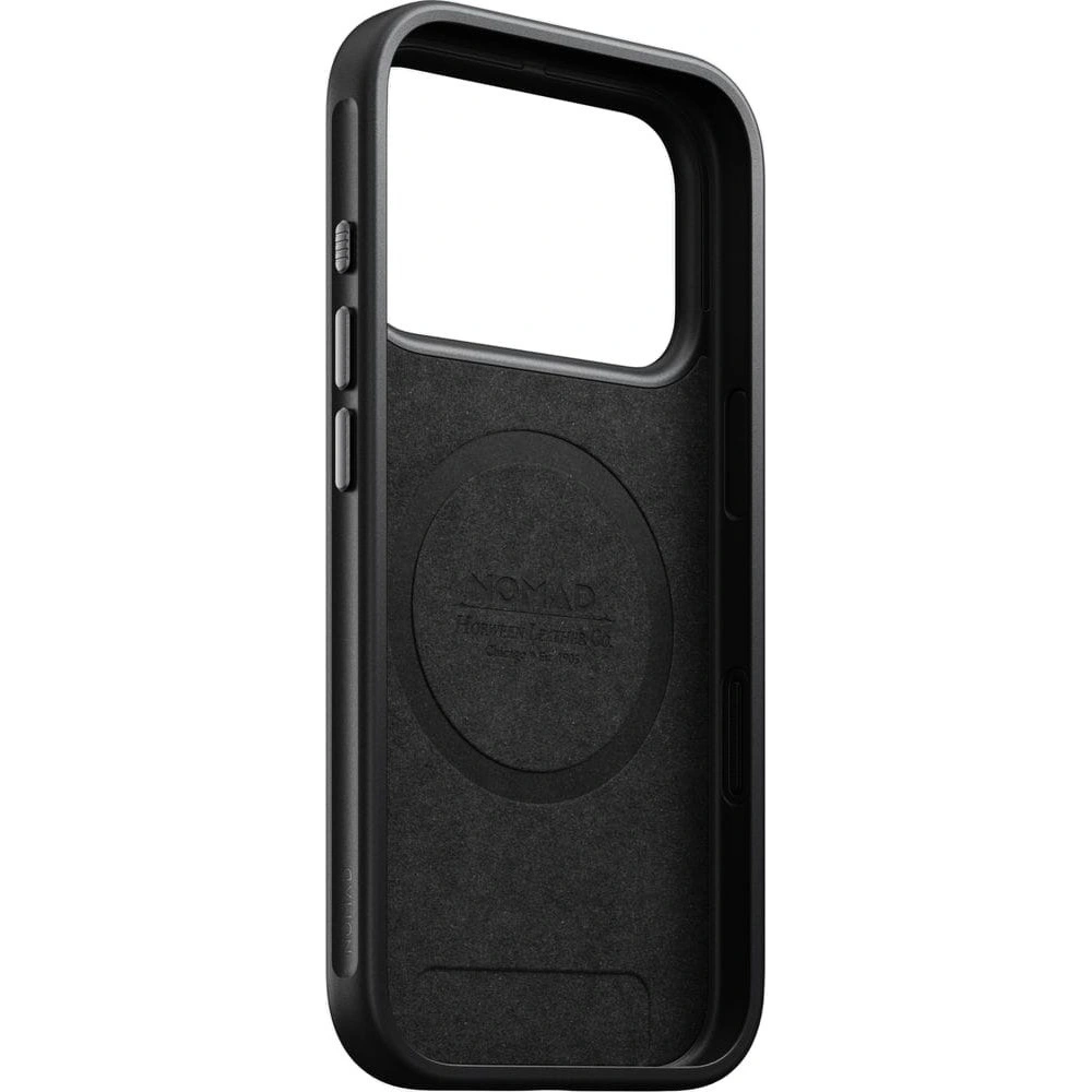 Skórzane etui NOMAD Modern Leather Case do Apple iPhone 17 Pro kompatybilne z MagSafe, skóra Horween (burgundy)