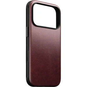Skórzane etui NOMAD Modern Leather Case do Apple iPhone 17 Pro kompatybilne z MagSafe, skóra Horween (burgundy)