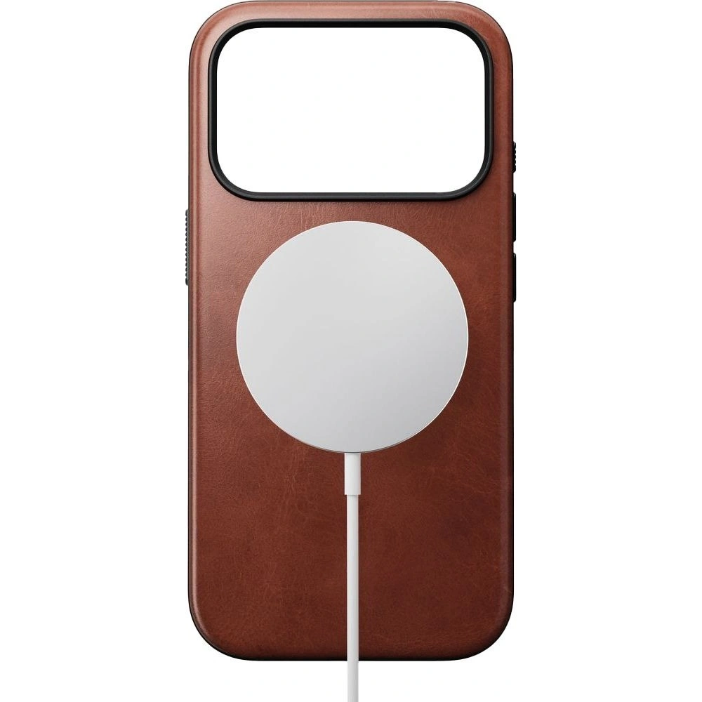 Skórzane etui NOMAD Modern Leather Case do Apple iPhone 17 Pro kompatybilne z MagSafe, skóra Horween (olde dublin)