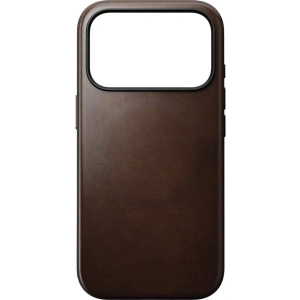 Skórzane etui NOMAD Modern Leather Case do Apple iPhone 17 Pro kompatybilne z MagSafe, skóra Horween (rustic brown)