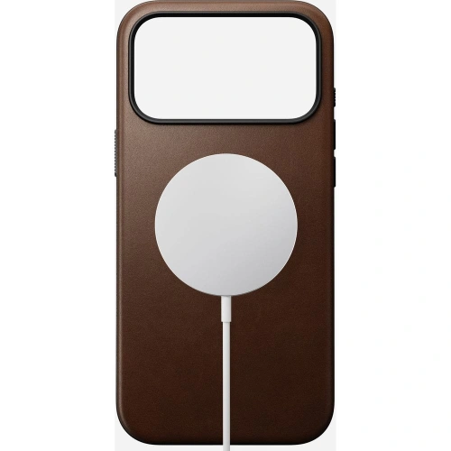 Skórzane etui NOMAD Modern Leather Case do Apple iPhone 17 Pro Max kompatybilne z MagSafe (brown)
