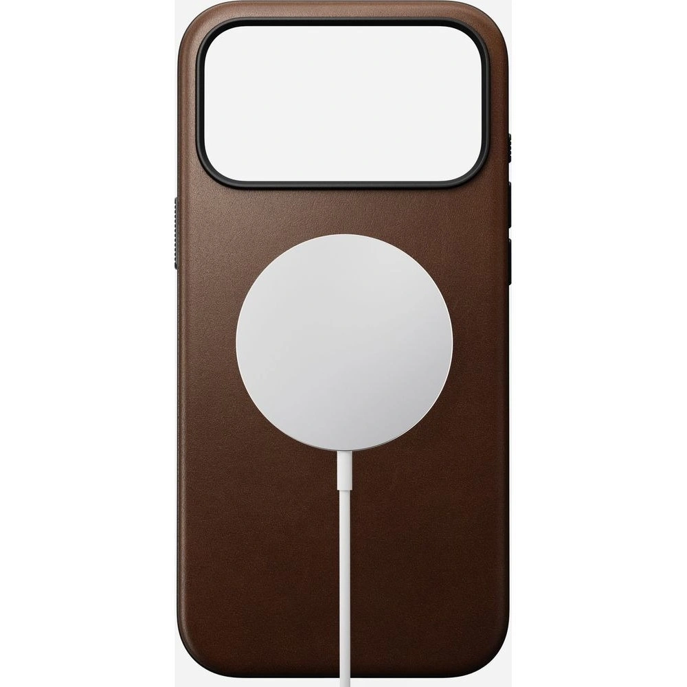 Skórzane etui NOMAD Modern Leather Case do Apple iPhone 17 Pro Max kompatybilne z MagSafe (brown)