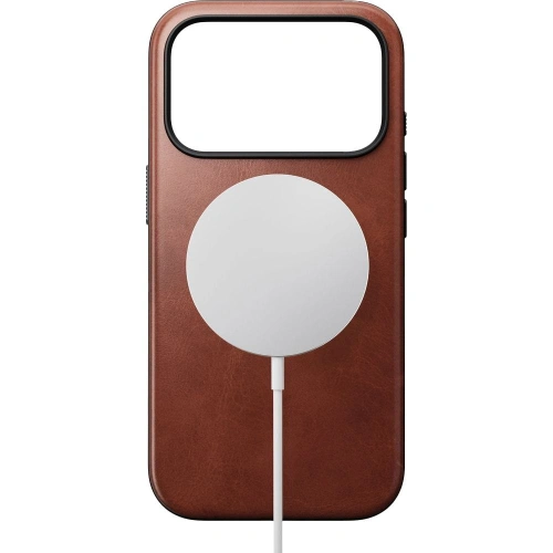 Skórzane etui NOMAD Modern Leather Case do Apple iPhone 17 Pro Max kompatybilne z MagSafe, skóra Horween (olde dublin)