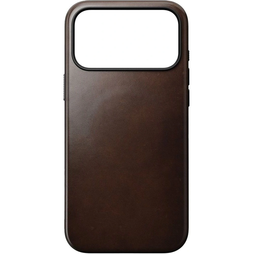 Skórzane etui NOMAD Modern Leather Case do Apple iPhone 17 Pro Max kompatybilne z MagSafe, skóra Horween (rustic brown)