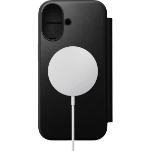 Skórzane etui NOMAD Modern Leather Folio do Apple iPhone 17 kompatybilne z MagSafe (black)