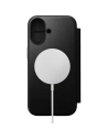 Skórzane etui NOMAD Modern Leather Folio do Apple iPhone 17 kompatybilne z MagSafe (black)