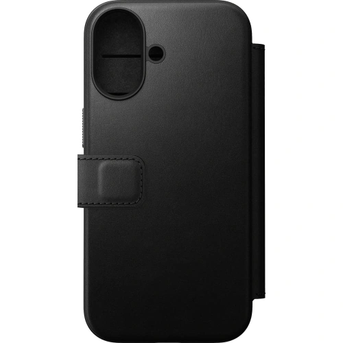 Skórzane etui NOMAD Modern Leather Folio do Apple iPhone 17 kompatybilne z MagSafe (black)