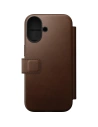 Skórzane etui NOMAD Modern Leather Folio do Apple iPhone 17 kompatybilne z MagSafe (brown)