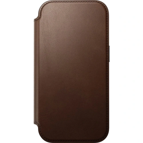 Skórzane etui NOMAD Modern Leather Folio do Apple iPhone 17 Pro kompatybilne z MagSafe (brown)