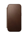 Skórzane etui NOMAD Modern Leather Folio do Apple iPhone 17 Pro kompatybilne z MagSafe (brown)