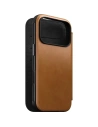 Skórzane etui NOMAD Modern Leather Folio do Apple iPhone 17 Pro kompatybilne z MagSafe (english tan-c)