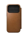 Skórzane etui NOMAD Modern Leather Folio do Apple iPhone 17 Pro kompatybilne z MagSafe (english tan-c)