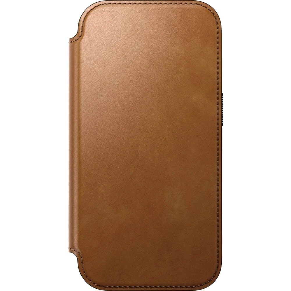 Skórzane etui NOMAD Modern Leather Folio do Apple iPhone 17 Pro kompatybilne z MagSafe (english tan-c)