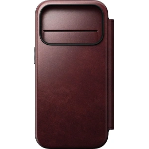 Skórzane etui NOMAD Modern Leather Folio do Apple iPhone 17 Pro kompatybilne z MagSafe, skóra Horween (burgundy)
