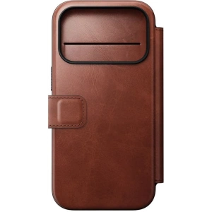 Skórzane etui NOMAD Modern Leather Folio do Apple iPhone 17 Pro kompatybilne z MagSafe, skóra Horween (olde dublin)