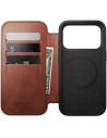 Skórzane etui NOMAD Modern Leather Folio do Apple iPhone 17 Pro kompatybilne z MagSafe, skóra Horween (olde dublin)