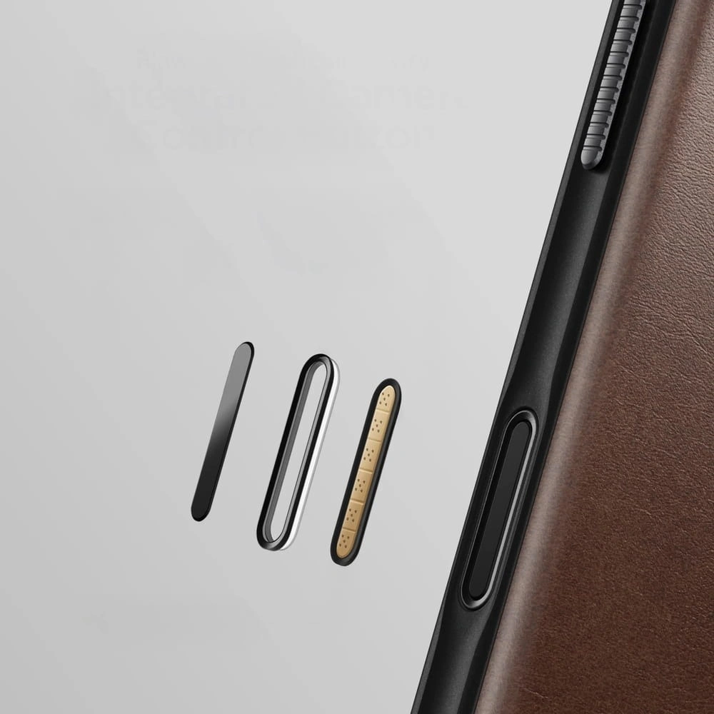 Skórzane etui NOMAD Modern Leather Folio do Apple iPhone 17 Pro Max kompatybilne z MagSafe, skóra Horween (rustic brown)