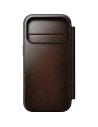 Skórzane etui NOMAD Modern Leather Folio do Apple iPhone 17 Pro Max kompatybilne z MagSafe, skóra Horween (rustic brown)