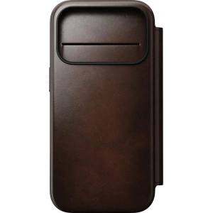 Skórzane etui NOMAD Modern Leather Folio do Apple iPhone 17 Pro kompatybilne z MagSafe, skóra Horween (rustic brown)