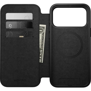 Skórzane etui NOMAD Modern Leather Folio do Apple iPhone 17 Pro Max kompatybilne z MagSafe (brown)