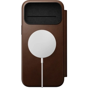 Skórzane etui NOMAD Modern Leather Folio do Apple iPhone 17 Pro Max kompatybilne z MagSafe (brown)