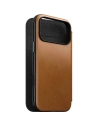 Skórzane etui NOMAD Modern Leather Folio do Apple iPhone 17 Pro Max kompatybilne z MagSafe (english tan-c)