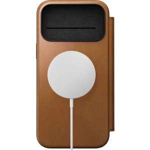 Skórzane etui NOMAD Modern Leather Folio do Apple iPhone 17 Pro Max kompatybilne z MagSafe (english tan-c)
