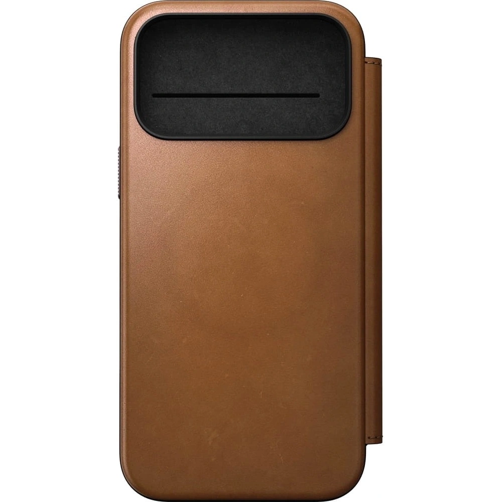 Skórzane etui NOMAD Modern Leather Folio do Apple iPhone 17 Pro Max kompatybilne z MagSafe (english tan-c)