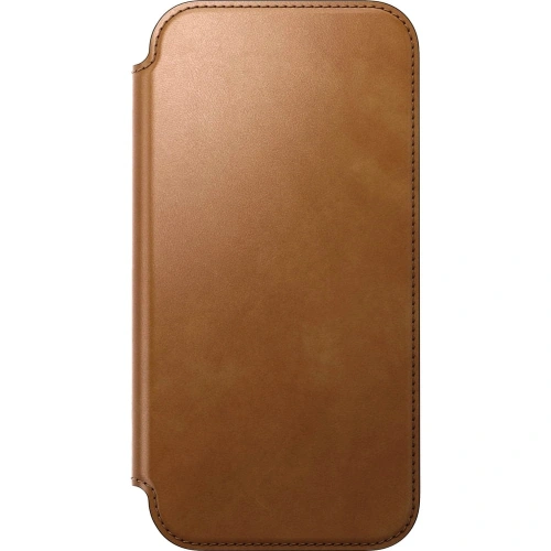 Skórzane etui NOMAD Modern Leather Folio do Apple iPhone 17 Pro Max kompatybilne z MagSafe (english tan-c)
